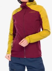 Kurtka softshell damska La Sportiva Aequilibrium Speed Jacket. Czerwone kurtki sportowe damskie La Sportiva, m, bez wzorów, z materiału, bez ramiączek, bez kaptura, trekkingowe. Za 731.49 zł.