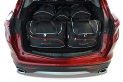Torby Do Bagażnika Alfa Romeo Stelvio 2017+ 5Szt Kjust. Czarne torby podróżne damskie KJUST, bez wzorów, z kauczuku. Za 1,426.00 zł.