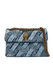 Kurt Geiger Torebka 8885588669 Niebieski. Niebieskie torebki do ręki damskie Kurt Geiger, bez wzorów, z materiału, bez dodatków. Za 629.99 zł.