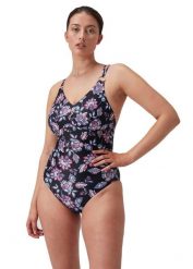 Strój Kąpielowy Speedo Shaping Strappy W Kolorze Czarno/Fioletowym - Rozmiar 36. Czarne stroje kąpielowe damskie Speedo, s, bez wzorów, z materiału. Za 323.00 zł.