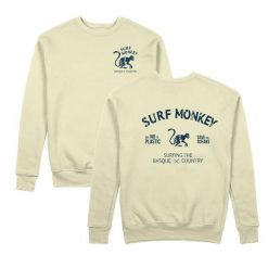 Bluza Save the Ocean – okrągły dekolt / dla dorosłych (cytrynowy). Żółte bluzy damskie SURF MONKEY, l, bez wzorów, z bawełny, bez ramiączek, bez kaptura. Za 309.95 zł.