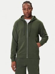 HUGO Bluza Dapozip 50548651 Zielony Relaxed Fit. Zielone bluzy męskie Hugo, m, bez wzorów, z bawełny, bez ramiączek, bez kaptura. Za 469.99 zł.