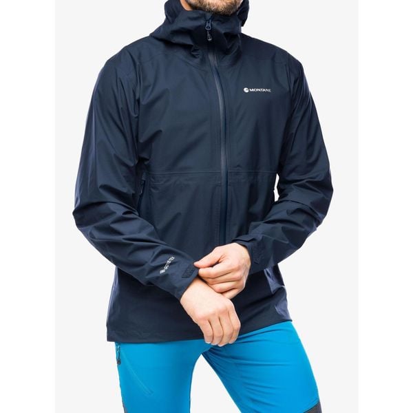Kurtka z membraną męska Montane Spirit Lite Jacket. Niebieskie kurtki męskie Montane, m, bez wzorów, sportowe, bez kaptura. Za 797.99 zł.