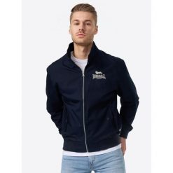 Kurtka puchowa Lonsdale Classic. Niebieskie kurtki męskie Lonsdale, bez wzorów, z puchu, sportowe, bez kaptura. W wyprzedaży za 342.60 zł.