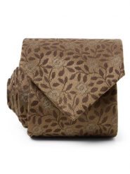 Finshley & Harding Krawat Mężczyźni Jedwab (100%) brązowy, ONE SIZE. Brązowe krawaty i muchy Finshley & Harding, bez wzorów, z jedwabiu, biznesowe. Za 179.95 zł.