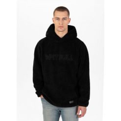 Bluza męska Pitbull z kapturem Aragon. Czarne bluzy męskie PITBULL, m, bez wzorów, bez ramiączek, z kapturem. Za 199.99 zł.