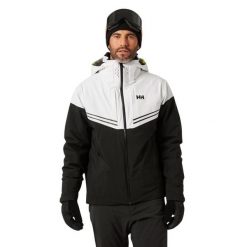 Kurtka narciarska Helly Hansen Alpha infinity. Czarne kurtki sportowe męskie Helly Hansen, m, bez wzorów, z elastanu, bez kaptura, narciarskie. Za 1,999.20 zł.