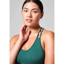 Koszulka Casal V-Neck Racerback Sportowa Damska Oddychająca do Jogi. Zielone koszulki sportowe damskie Casall, bez wzorów, bez ramiączek, na jogę i pilates. W wyprzedaży za 188.99 zł.