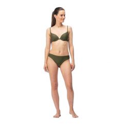 Góra Od Bikini Dla Kobiet W Kolorze Winogronowym. Zielone stroje kąpielowe damskie AQUAWAVE, s, bez wzorów, z elastanu. Za 151.99 zł.