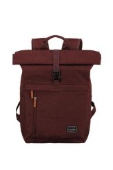 Plecak roll-top Basics Rollup 35 L dla dorosłych unisex. Czerwone plecaki męskie TRAVELITE, bez wzorów, z materiału, sportowe. Za 156.87 zł.