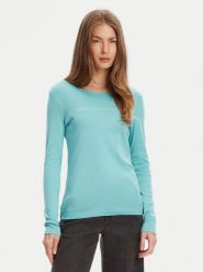 United Colors Of Benetton Bluzka 3GA2E16G0 Zielony Regular Fit. Zielone bluzki damskie United Colors Of Benetton, m, bez wzorów, z bawełny, bez kołnierzyka, bez ramiączek. Za 59.99 zł.