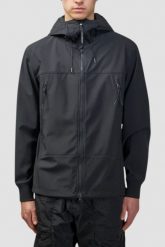 C.P. COMPANY Czarna męska kurtka wiatrówka Outerwear. Czarne kurtki męskie C.P. Company, l, bez wzorów, bez kaptura. W wyprzedaży za 1,259.99 zł.