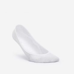 Skarpety balerinki x2. Białe skarpetki damskie Decathlon, bez wzorów, z bawełny. Za 29.99 zł.