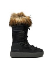 Moon Boot Śniegowce Ltrack Monaco Wp 80D2450190 Czarny. Czarne śniegowce damskie Moon Boot, ze skóry, bez zapięcia. Za 1,099.00 zł.