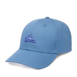 Czapka z daszkiem Quiksilver. Niebieskie czapki damskie Quiksilver, bez wzorów. Za 79.99 zł.