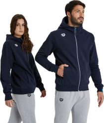 Arena Bluza rozpinana z kapturem Arena Team Hooded Jacket Panel White R.XL. Białe bluzy męskie ARENA, m, bez wzorów, z kapturem. Za 319.99 zł.
