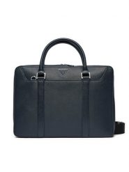 Guess Torba na laptopa HMECSA P3138 Granatowy. Niebieskie torby na laptopa damskie Guess, z aplikacjami, ze skóry. Za 349.99 zł.