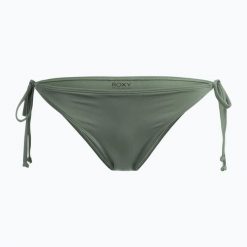 Dół od stroju kąpielowego ROXY Beach Classics Bikini Tie. Zielone stroje kąpielowe damskie Roxy, s, bez wzorów, z elastanu. Za 48.99 zł.