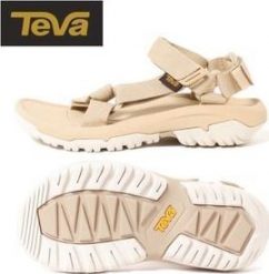 Teva Sandały damskie Hurricane XLT 2 Beżowe r. 41. Brązowe sandały damskie Teva, bez wzorów, bez obcasa, bez zapięcia. Za 264.75 zł.