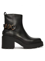 PINKO Botki Altea 03 SD0551P001 Czarny. Czarne botki damskie Pinko, bez wzorów, ze skóry, bez obcasa, na słupku, bez zapięcia. Za 1,399.00 zł.