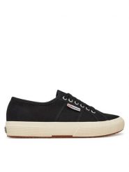 Superga Tenisówki 2750 COTU Czarny. Czarne trampki i tenisówki damskie Superga, bez wzorów, z materiału, bez zapięcia. Za 159.99 zł.