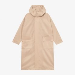 Kubota Parka Przeciwdeszczowa Jesienna Beżowa L/XL. Białe parki damskie Kubota, na jesień, l, bez wzorów, z poliesteru, bez kołnierzyka, bez kaptura. W wyprzedaży za 174.99 zł.