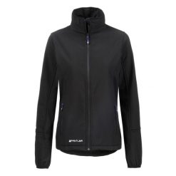 Damska kurtka wodoodporna Whistler Covina. Czarne kurtki sportowe damskie Whistler, bez wzorów, z materiału, bez ramiączek, bez kaptura, trekkingowe. Za 238.50 zł.