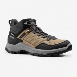 Buty turystyczne męskie Quechua MH100 mid wodoodporne. Buty zimowe męskie QUECHUA, bez wzorów, z kauczuku, przed kolano, bez obcasa, bez zapięcia. Za 269.99 zł.