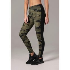 Damskie klasyczne legginsy miejskie w paski gt. Czarne legginsy damskie Urban Classics, bez wzorów. Za 109.50 zł.