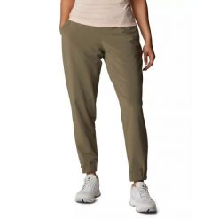 Damskie spodnie turystyczne Columbia Pleasant Creek Warm Jogger. Zielone spodnie sportowe damskie Columbia, na zimę, bez wzorów, sportowe, trekkingowe. Za 479.00 zł.