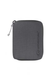 Portfel turystyczny RFiD Bi-Fold Wallet Recycled. Szare portfele męskie Lifeventure, bez wzorów, z nylonu. Za 80.99 zł.