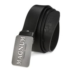 Pasek skórzany BELTIMORE r.110-125 cm W29 czarny. Czarne paski męskie . Za 74.90 zł.