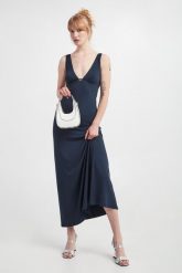 Sukienka EMPORIO ARMANI SWIMWEAR. Sukienki damskie Emporio Armani Swimwear, s, bez wzorów, bez kołnierzyka, bez ramiączek. W wyprzedaży za 382.85 zł.