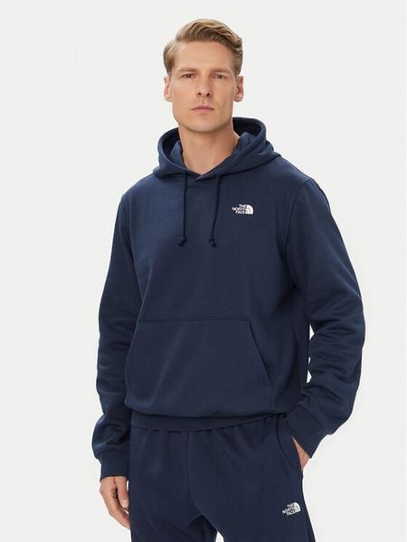 The North Face Bluza Evolution Simple Dome NF0A8CWM Granatowy Regular Fit. Niebieskie bluzy męskie The North Face, l, bez wzorów, z bawełny, bez ramiączek, bez kaptura. Za 299.99 zł.