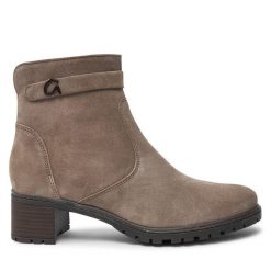 Botki Ara. Czarne botki damskie Ara, bez wzorów, z gore-texu, bez obcasa, na płaskiej podeszwie, bez zapięcia. Za 539.99 zł.