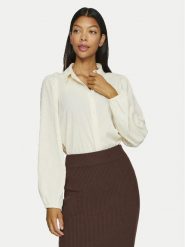 Vila Koszula Brietta 14102572 Écru Regular Fit. Koszule damskie Vila, bez wzorów, z syntetyku, bez kołnierzyka, bez ramiączek. Za 79.99 zł.