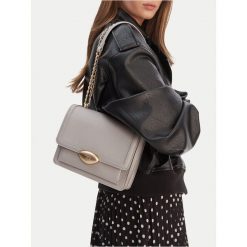 Torebka GINO ROSSI. Szare torebki do ręki damskie Gino Rossi, bez wzorów, bez dodatków. Za 299.99 zł.