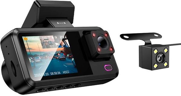 Wideorejestrator Hoco Tri-channel DVR 2" recorder (DV15). Wideorejestratory Hoco. Za 174.20 zł.
