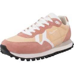 Buty PEPE JEANS BRIT-ON PRINT W Pomarańczowy. Brązowe obuwie trekkingowe damskie Pepe Jeans, z jeansu, bez zapięcia. Za 239.99 zł.