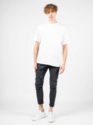 Xagon Man T-shirt "Oversize" | A22082 ZX 76LT | Mężczyzna | Kremowy. Białe t-shirty męskie Xagon, m, bez wzorów, z bawełny, bez kołnierzyka, bez ramiączek. W wyprzedaży za 179.00 zł.