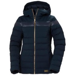 Damska kurtka puchowa Helly Hansen Imperial. Niebieskie kurtki sportowe damskie Helly Hansen, na zimę, bez wzorów, z puchu, bez ramiączek, bez kaptura, narciarskie. Za 1,306.50 zł.