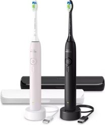 Szczoteczka Philips Sonicare 3100 HX4072/42 2 szt. Czarna/Różowa. Czarne szczoteczki elektryczne Philips. Za 400.84 zł.