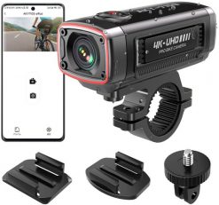 Kamera Akeeyo Kamera sportowa AKEEYO AKY-710S wideorejestrator 4K na kierownicę motocyklu - czarna. Kamery sportowe Akeeyo. Za 471.45 zł.