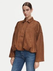 Vero Moda Kurtka przejściowa Hazel 10353230 Brązowy Oversize. Brązowe kurtki damskie Vero Moda, bez wzorów, z syntetyku, bez kaptura. Za 228.99 zł.