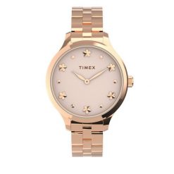 Zegarek Timex. Żółte zegarki damskie Timex, złote. Za 399.99 zł.