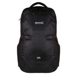 Plecak z kieszenią na laptop Regatta Paladen II 35L. Czarne plecaki męskie Regatta, bez wzorów, z materiału. Za 188.15 zł.