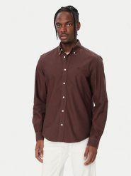 BOSS Koszula 50567015 Brązowy Regular Fit. Brązowe koszule męskie Boss, m, bez wzorów, z bawełny, bez kołnierzyka, bez ramiączek. Za 466.99 zł.