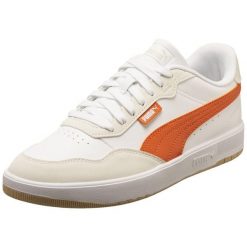 Buty Sportowe Męskie Puma Court Ultra Lite. Białe buty sportowe męskie Puma, bez wzorów, bez zapięcia, do biegania. W wyprzedaży za 228.00 zł.