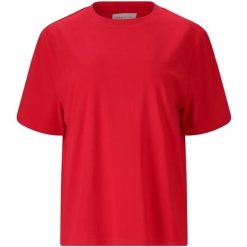 Koszulka damska Athlecia Lexy. Czerwone bluzki damskie Athlecia, bez wzorów, bez kołnierzyka, bez ramiączek. Za 180.50 zł.