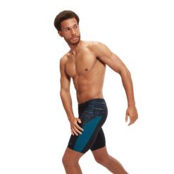 Kąpielówki męskie spodenki kąpielowe Speedo Endurance Splice. Czarne kąpielówki męskie Speedo, m, bez wzorów. Za 287.15 zł.